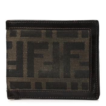 FENDI Zucca Bi-Fold Wallet Tobacco