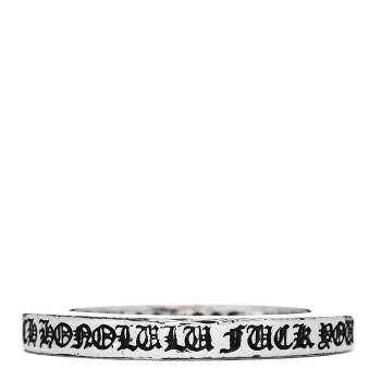 CHROME HEARTS Sterling Silver CH Honolulu Spacer Ring 56 7.5