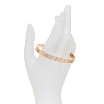 CARTIER 18K Pink Gold LOVE Bracelet 19
