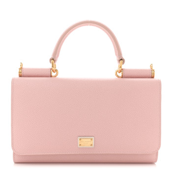 DOLCE & GABBANA Dauphine Gloss Chain Strap Phone Bag Cipria DOLCE & GABBANA Dauphine Gloss Chain Strap Phone Bag Cipria