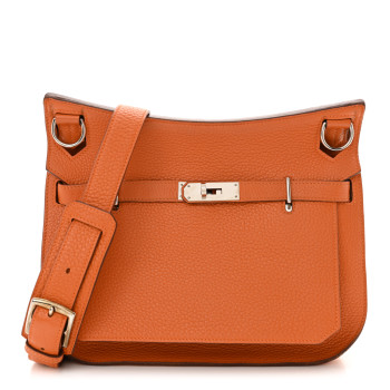 HERMES Taurillon Clemence Jypsiere 28 Orange HERMES Taurillon Clemence Jypsiere 28 Orange