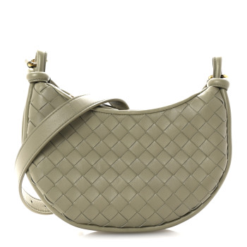 BOTTEGA VENETA Nappa Intrecciato Small Gemelli Multipocket Bag Travertine Muse BOTTEGA VENETA Nappa Intrecciato Small Gemelli Multipocket Bag Travertine Muse