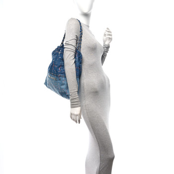 CHANEL Denim Sequin Chanel 22 Blue CHANEL Denim Sequin Chanel 22 Blue