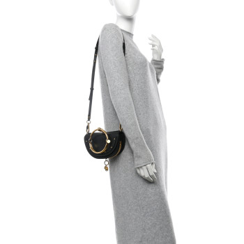 CHLOE Calfskin Small Nile Bracelet Minaudiere Bag Black CHLOE Calfskin Small Nile Bracelet Minaudiere Bag Black