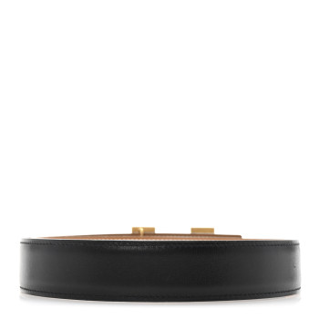 HERMES Box Swift 32mm H Belt 90 Black Gold HERMES Box Swift 32mm H Belt 90 Black Gold