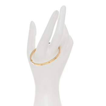 CARTIER 18K Yellow Gold Small LOVE Bracelet 16
