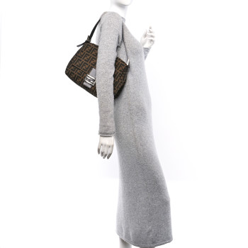 FENDI Zucca Mama Baguette Tobacco