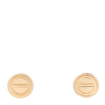 CARTIER 18K Yellow Gold LOVE Earrings