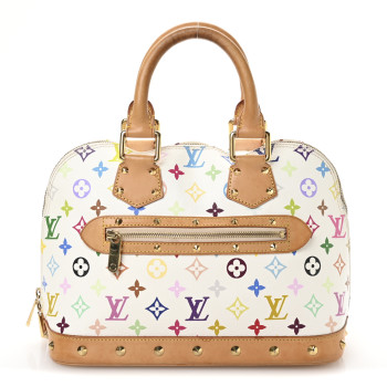 LOUIS VUITTON Monogram Multicolor Alma White LOUIS VUITTON Monogram Multicolor Alma White