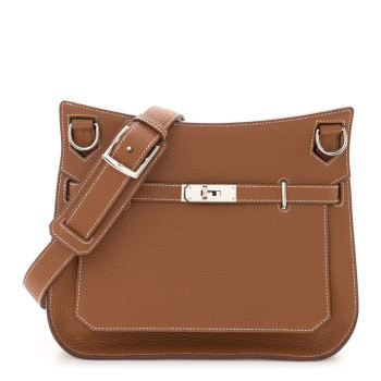 HERMES Taurillon Clemence Jypsiere 28 Gold HERMES Taurillon Clemence Jypsiere 28 Gold