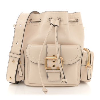 CHLOE Shiny Calfskin Camera Bucket Bag Sweet Beige CHLOE Shiny Calfskin Camera Bucket Bag Sweet Beige
