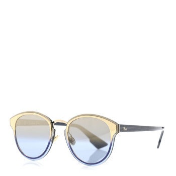 CHRISTIAN DIOR Mirrored Nightfall Sunglasses Gradient Blue