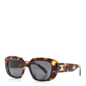 CELINE Acetate Triomphe 04 Sunglasses CL 40216U Dark Havana CELINE Acetate Triomphe 04 Sunglasses CL 40216U Dark Havana