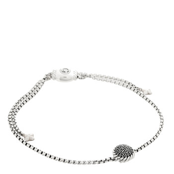 DAVID YURMAN Sterling Silver Black Diamond 9mm Chatelaine Petite Pave Bracelet DAVID YURMAN Sterling Silver Black Diamond 9mm Chatelaine Petite Pave Bracelet