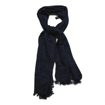 HERMES Cashmere Silk New Libris Stole Bleu De Chine HERMES Cashmere Silk New Libris Stole Bleu De Chine