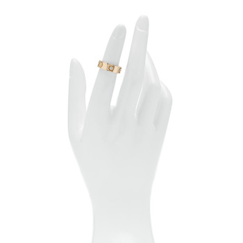 CARTIER 18K Yellow Gold 3 Diamond 5.5mm LOVE Ring 46 3.75