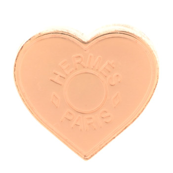 HERMES Rose Gold Plated Brass Mini Coeur Twilly Scarf Ring HERMES Rose Gold Plated Brass Mini Coeur Twilly Scarf Ring