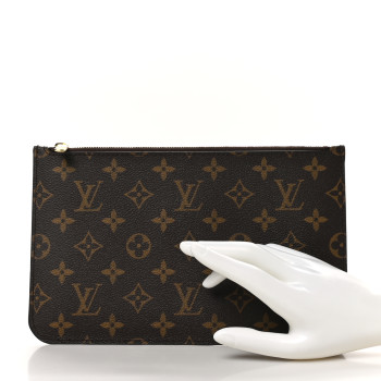 LOUIS VUITTON Monogram Neverfull MM GM Pochette LOUIS VUITTON Monogram Neverfull MM GM Pochette