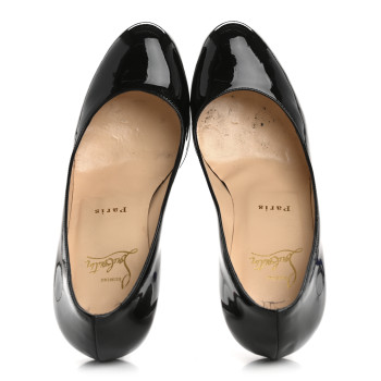 CHRISTIAN LOUBOUTIN Patent New Simple 100 Pumps 37 Black CHRISTIAN LOUBOUTIN Patent New Simple 100 Pumps 37 Black