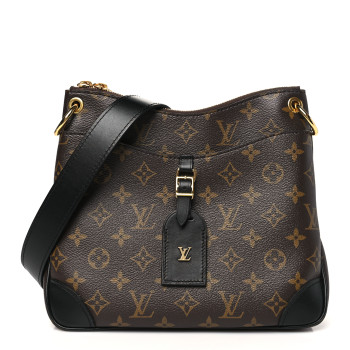 LOUIS VUITTON Monogram Odeon PM Black LOUIS VUITTON Monogram Odeon PM Black