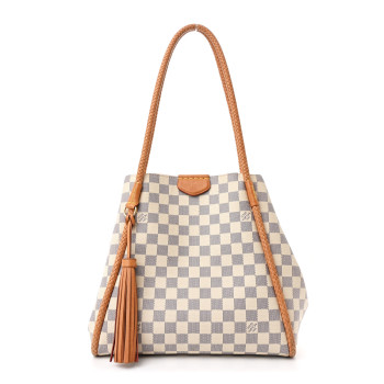 LOUIS VUITTON Damier Azur Propriano Rose Ballerine LOUIS VUITTON Damier Azur Propriano Rose Ballerine