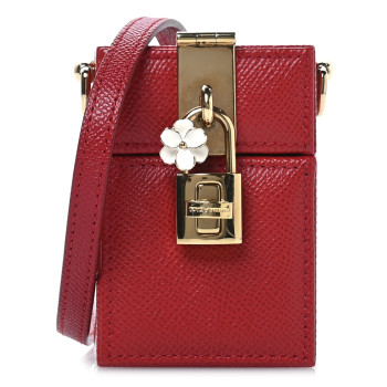 DOLCE & GABBANA Dauphine Mini Box Case Red DOLCE & GABBANA Dauphine Mini Box Case Red