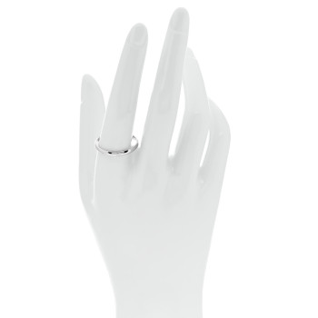 CARTIER Platinum 2.5mm 1895 Wedding Band Ring 63 10.25