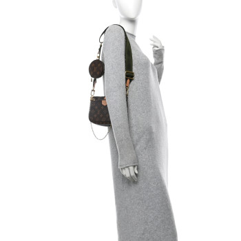 LOUIS VUITTON Monogram Multi Pochette Accessories Kaki LOUIS VUITTON Monogram Multi Pochette Accessories Kaki