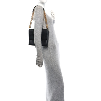 ALEXANDER MCQUEEN Calfskin Small Twin Skull Chain Crossbody Black ALEXANDER MCQUEEN Calfskin Small Twin Skull Chain Crossbody Black