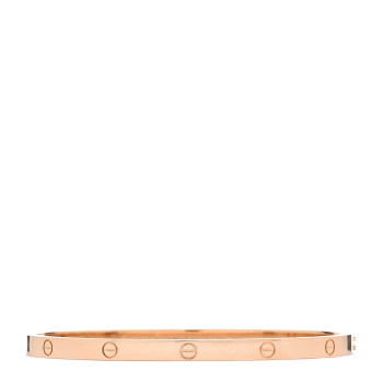 CARTIER 18K Pink Gold Small LOVE Bracelet 16