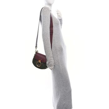 CHLOE Calfskin Little Horses Embroidered Baroque Small Tess Bag Deep Forest CHLOE Calfskin Little Horses Embroidered Baroque Small Tess Bag Deep Forest