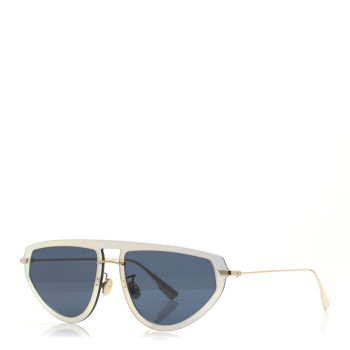 CHRISTIAN DIOR Diorultime2 Sunglasses Gold Blue