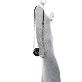 SAINT LAURENT Calfskin Y Quilted Monogram Medium Loulou Chain Satchel Storm SAINT LAURENT Calfskin Y Quilted Monogram Medium Loulou Chain Satchel Storm