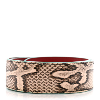 FENDI Shiny Snakeskin Vitello Dolce Strap You Cipria Ribes