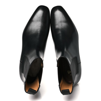 CHRISTIAN LOUBOUTIN Calfskin Mens Roadie Flat Chelsea Boots 42.5 Black CHRISTIAN LOUBOUTIN Calfskin Mens Roadie Flat Chelsea Boots 42.5 Black