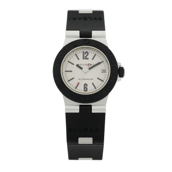 BULGARI Aluminum Rubber 32mm Diagono Quartz Watch BULGARI Aluminum Rubber 32mm Diagono Quartz Watch
