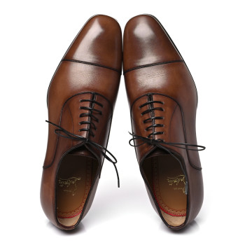 CHRISTIAN LOUBOUTIN Calfskin Mens Greggo Flat Oxfords 42.5 Brown CHRISTIAN LOUBOUTIN Calfskin Mens Greggo Flat Oxfords 42.5 Brown