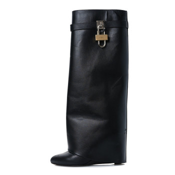 GIVENCHY Calfskin Shark Lock Pant Boots 38.5 Black GIVENCHY Calfskin Shark Lock Pant Boots 38.5 Black