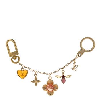 LOUIS VUITTON Bee Flower Chain Key Charm LOUIS VUITTON Bee Flower Chain Key Charm