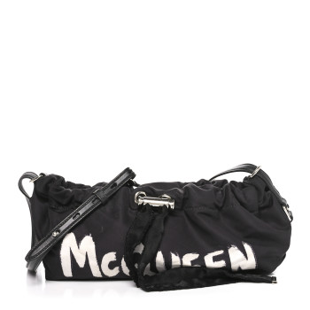 ALEXANDER MCQUEEN Nylon Mini Bundle Black ALEXANDER MCQUEEN Nylon Mini Bundle Black