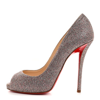 CHRISTIAN LOUBOUTIN Glitter Emmanuelle 120 Pumps 37 Multicolor CHRISTIAN LOUBOUTIN Glitter Emmanuelle 120 Pumps 37 Multicolor