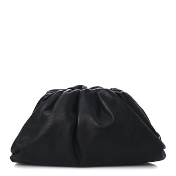 BOTTEGA VENETA Smooth Butter Calf The Pouch Oversized Clutch Black BOTTEGA VENETA Smooth Butter Calf The Pouch Oversized Clutch Black