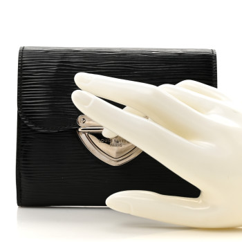 LOUIS VUITTON Epi Joey Wallet Black LOUIS VUITTON Epi Joey Wallet Black