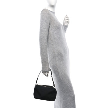 ALEXANDER WANG Nylon Canvas Heiress Sport Shoulder Bag Black ALEXANDER WANG Nylon Canvas Heiress Sport Shoulder Bag Black