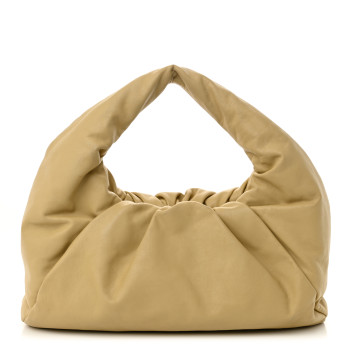 BOTTEGA VENETA Smooth Butter Calfskin Small The Shoulder Pouch Almond BOTTEGA VENETA Smooth Butter Calfskin Small The Shoulder Pouch Almond