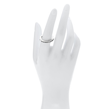 CHROME HEARTS Sterling Silver CH Honolulu Spacer Ring 56 7.5