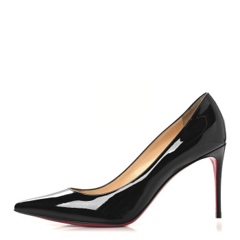CHRISTIAN LOUBOUTIN Patent Kate 85 Pumps 38.5 Black CHRISTIAN LOUBOUTIN Patent Kate 85 Pumps 38.5 Black