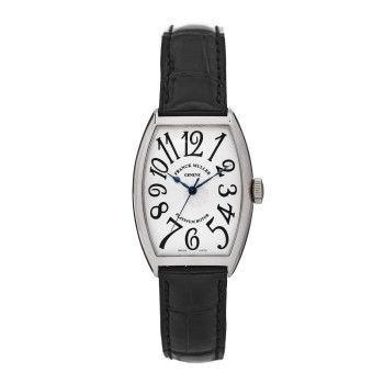 FRANCK MULLER 18K White Gold Alligator 32mm Cintree Curvex Automatic Watch 5850SC FRANCK MULLER 18K White Gold Alligator 32mm Cintree Curvex Automatic Watch 5850SC