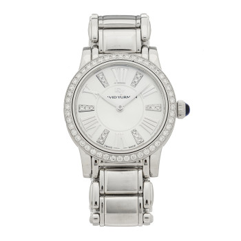 DAVID YURMAN Stainless Steel Diamond Bezel Mother of Pearl 30mm Classic Quartz Watch DAVID YURMAN Stainless Steel Diamond Bezel Mother of Pearl 30mm Classic Quartz Watch