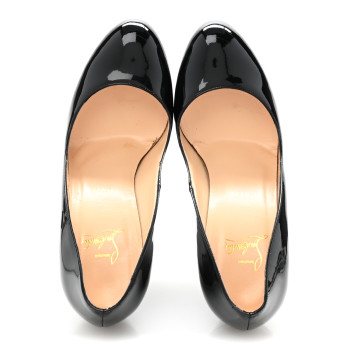 CHRISTIAN LOUBOUTIN Patent Ron Ron Zeppa 80 Wedges 39 Black CHRISTIAN LOUBOUTIN Patent Ron Ron Zeppa 80 Wedges 39 Black